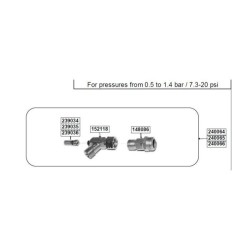 Conversion Kit Natural Gas 12 - 15 psi US Conversion Kit Natural Gas 12 - 15 psi US